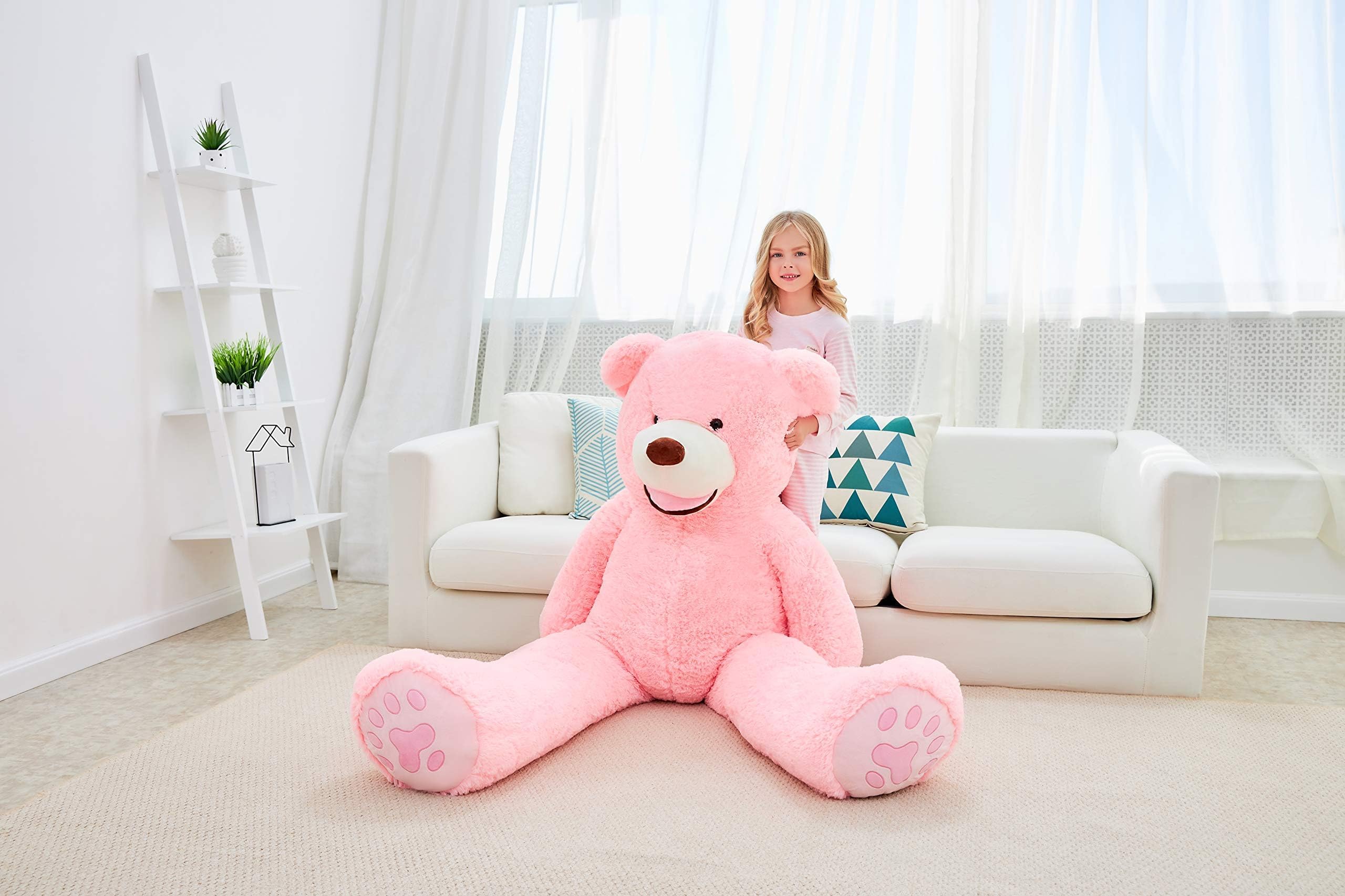 Amazon.com: IKASA Giant Teddy Bear Plush Toy Stuffed Animals (Pink